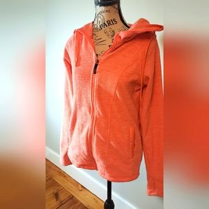 ROXY orange Hoodie with zip Size M